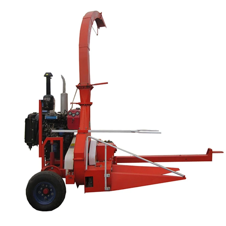 Tractor Mounted PTO Driven Green Fodder Single Row Corn Silage Cutter Harvester Silage Machine Maize Napier Grass Harvester