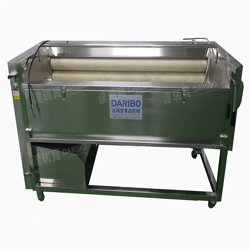 Brush Vegetable Washing Machine Ginger Peeling Machine Potato Carrot ...
