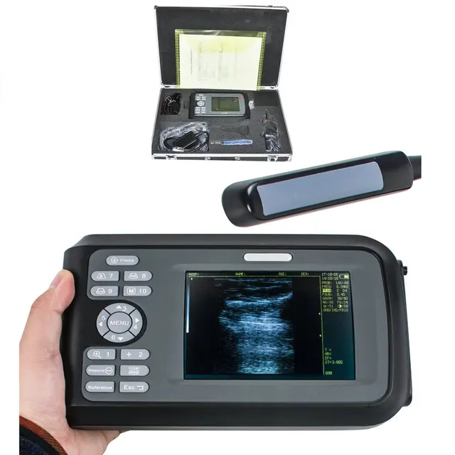 Handscan v8 Cheap Portable Rectal usg probe Vet Veterinary handheld veterinary vet ultrasound machine for pig sheep cattle goat