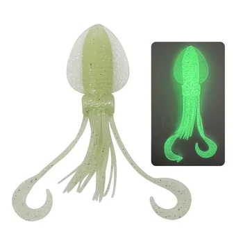 CHEERY 12cm 15cm 18cm PVC Luminous Hoochies Squids Tuna Bait Lure Sea Fishing Biological River Lake Fishing Lure YY088 – Lure – view 5