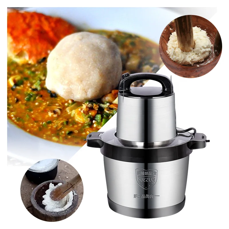 6L FuFu Pounding Machine High Productivity Electric Meat Grinder