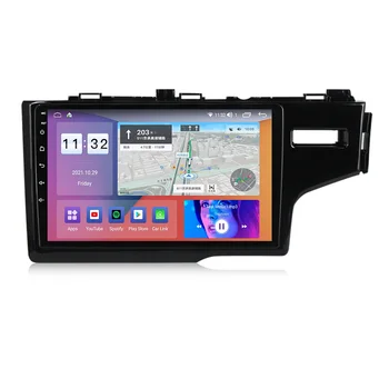 Voice Control Android 8core 2.5D IPS Car DVD Player For Right Honda Jazz Fit 2014-2015 8+128G WIFI GPS BT Navigation FM SWC