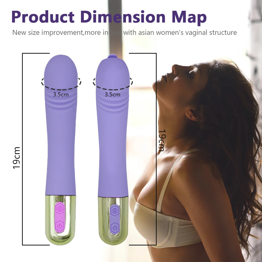 Pulse Retractable Multi-Frequency Vibrating Massager Girls G-spot Masturbator Adult Vibrator