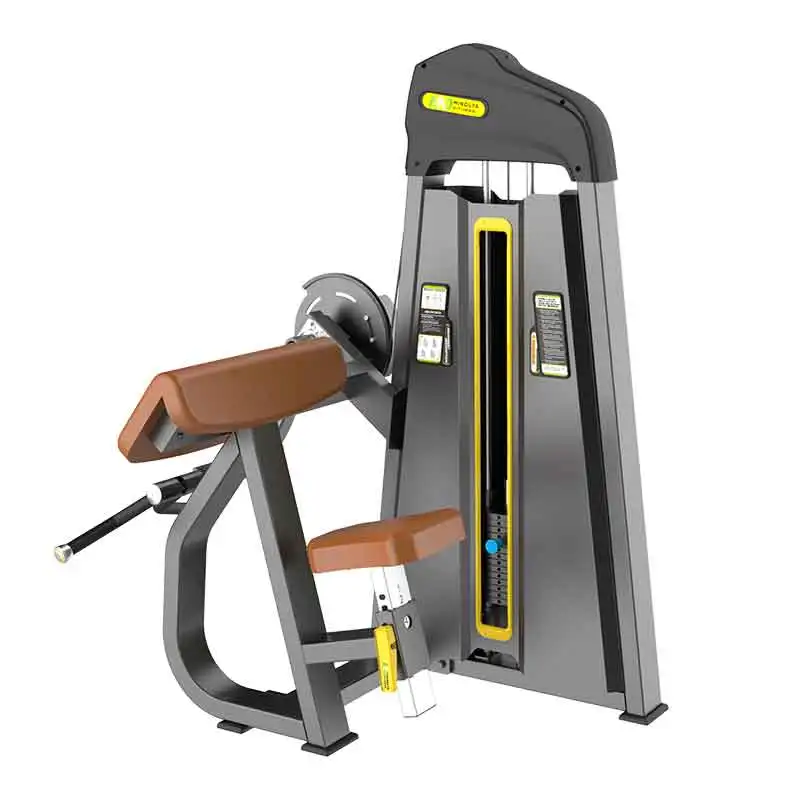 Factory Supply Commercial Gym Equip Pin Loaded Strength Training Machine Workout Excise 45 Degree Camber Curl