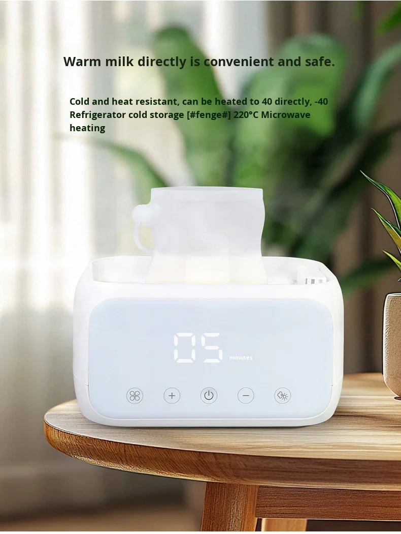 250ml Manual Silicone Breast Milk Storage Bag with Handle PVC Free Reusable Baby Food Storage factory