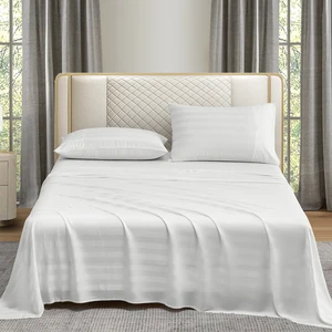 100% Organic Bamboo Fabric Eco-Friendly Bedding Set Cooling Duvet Cover with Pillowcase Sheet Set