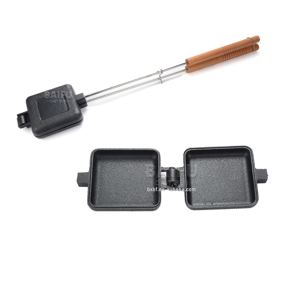 Cast Iron Pie Iron Jaffle Iron Campfire Pie Irons Sandwich Maker With