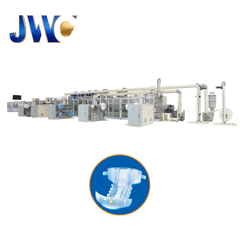 Dipper Machine Baby Diaper Machine Full Servo T Shape Baby Diaper Making Machine
