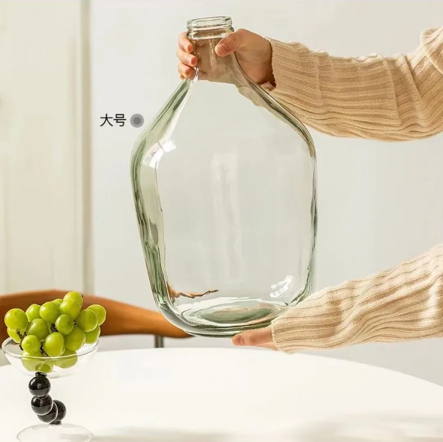 Настольная ваза для украшения дома Современная Свадьба Экологичная 1000 шт. Куб прозрачный графин большой пол стекло нормальное