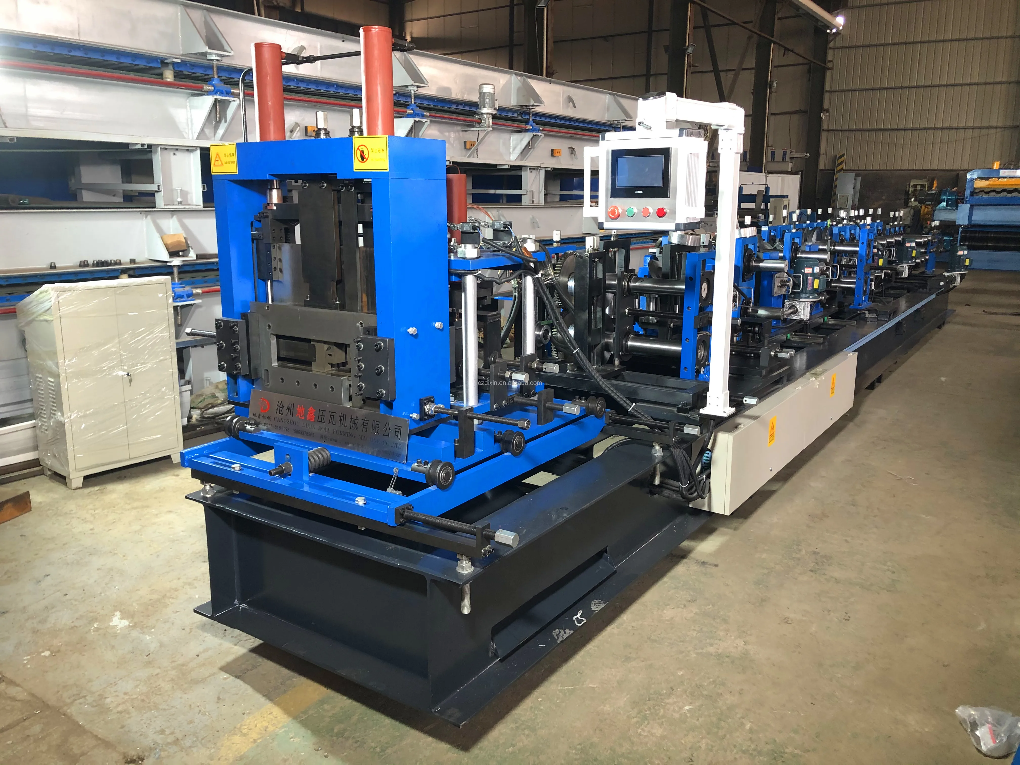 Steel Structure Forming Machine Steel Frame Profile Structure Building Automatic Changed CZ Purlin Cold ...