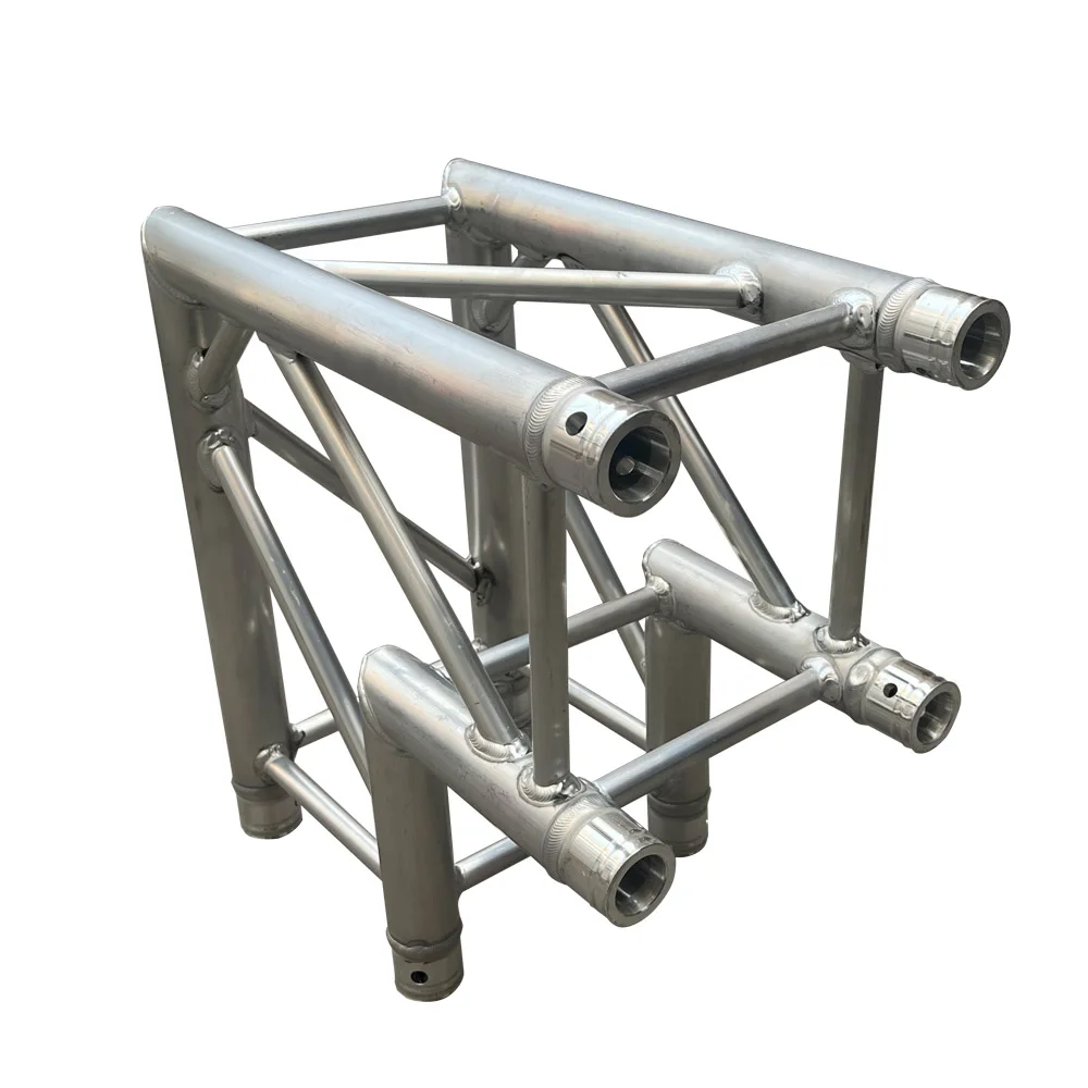Aluminum Truss Corner F34 290mm 2-Way 90° Corner Block Spigot Truss Connector