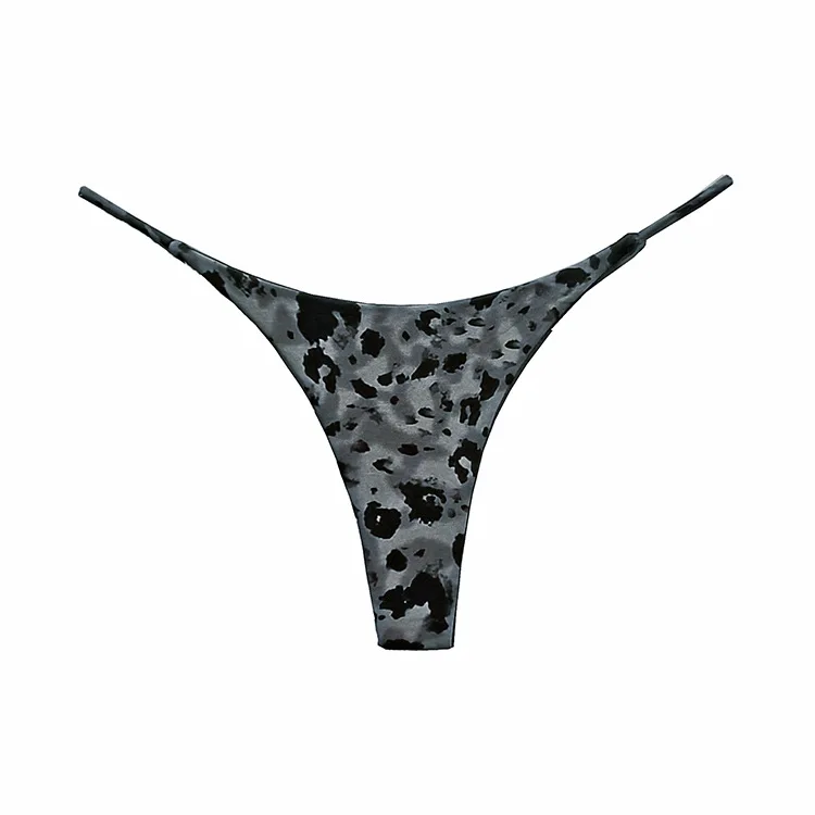 Leopard Print Sexy Ladies Cotton Thongs Panties Lingerie Thong ...