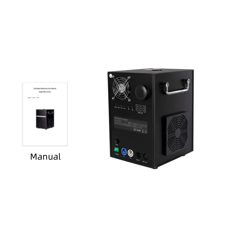 DMX Flame Machine Use for Wedding Stage Effects Events Stage Fireworks Machine Indoor Outdoor Display Spark Cold Machine
