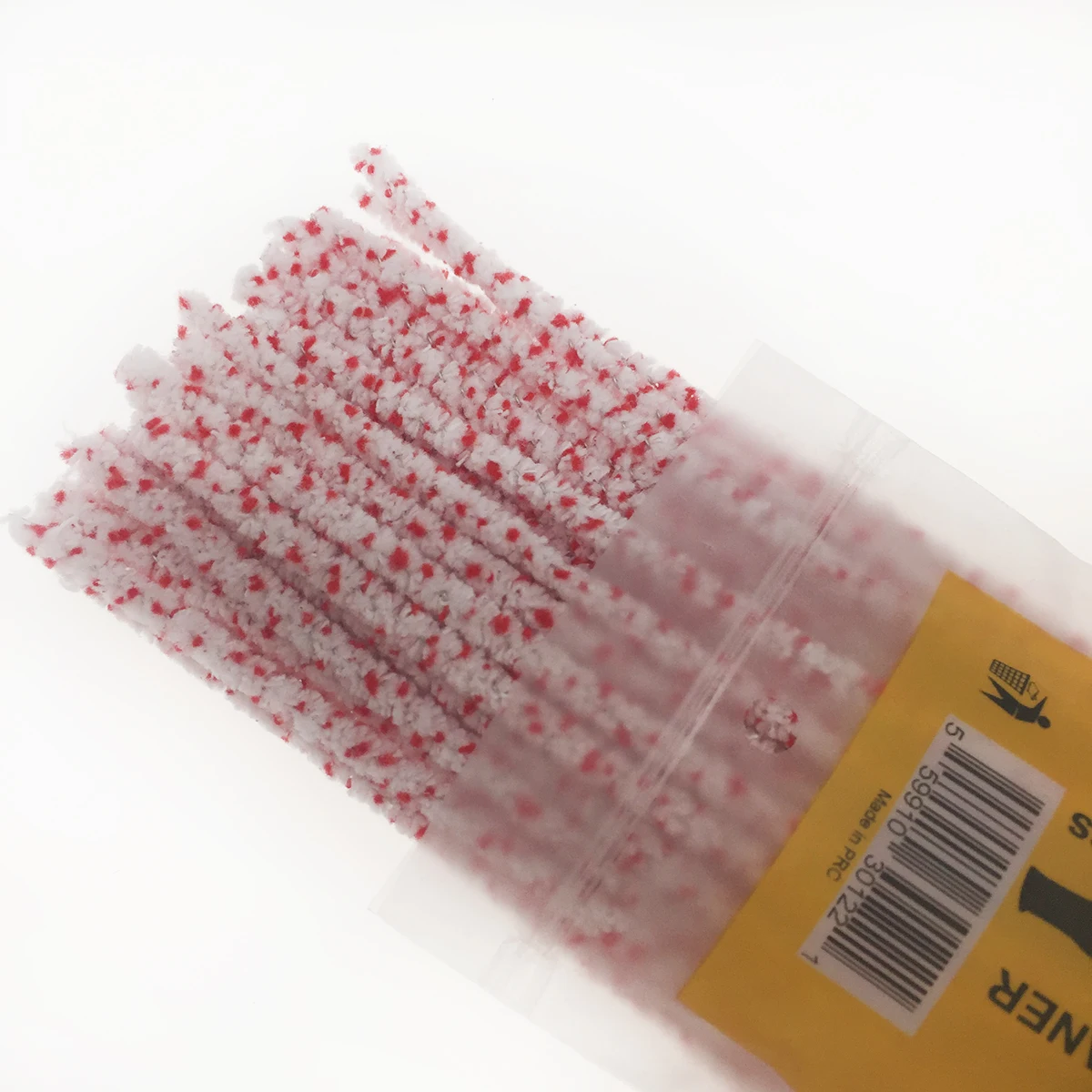 Custom Smoking Pipe Cleaner Tool Red Stripe Bristle Pipe Cleaner For