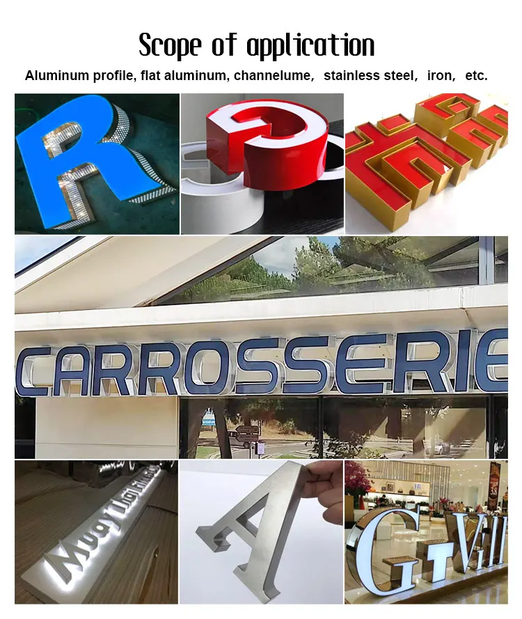 Stainless Steel Letter Bending Tool For Signage And Advertising Letter