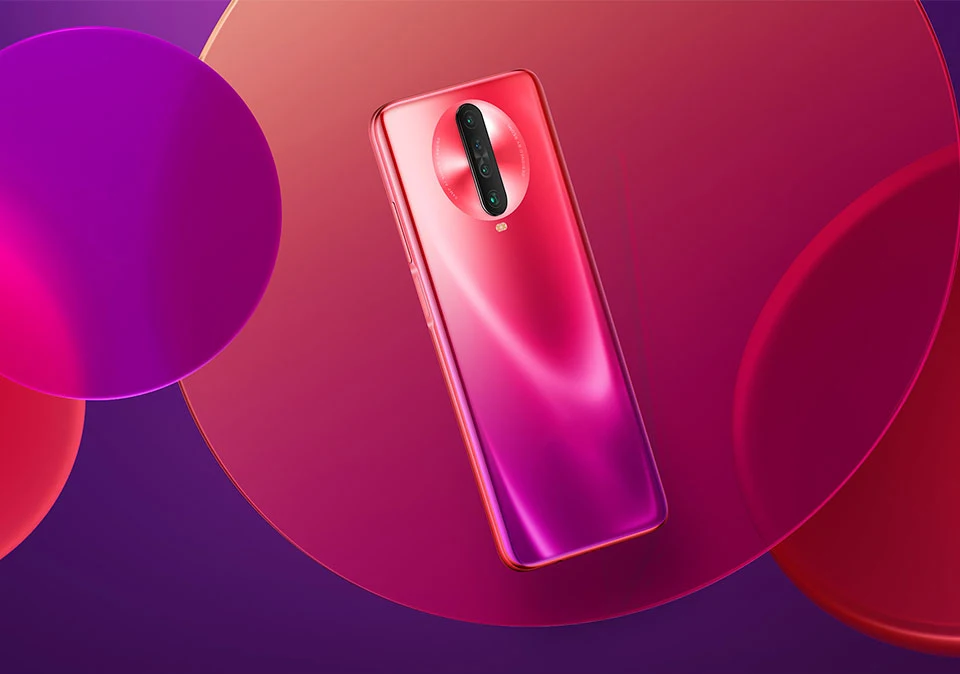 Wholesale Second-Hand Xiaomi Redmi K30 Mobile Phone 4G LTE 5G Dual SIM Smart 8+128GB with Qualcomm Processor in Red