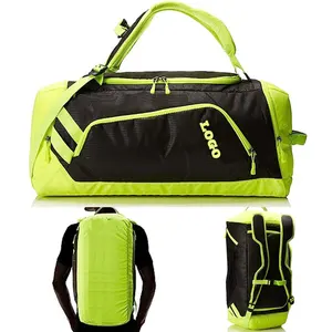 Custom Logo Fashion Waterproof Nylon Unisex Unique Professional Workout Yoga Fitness Sport Training Luggage Tote Gym Back Pack