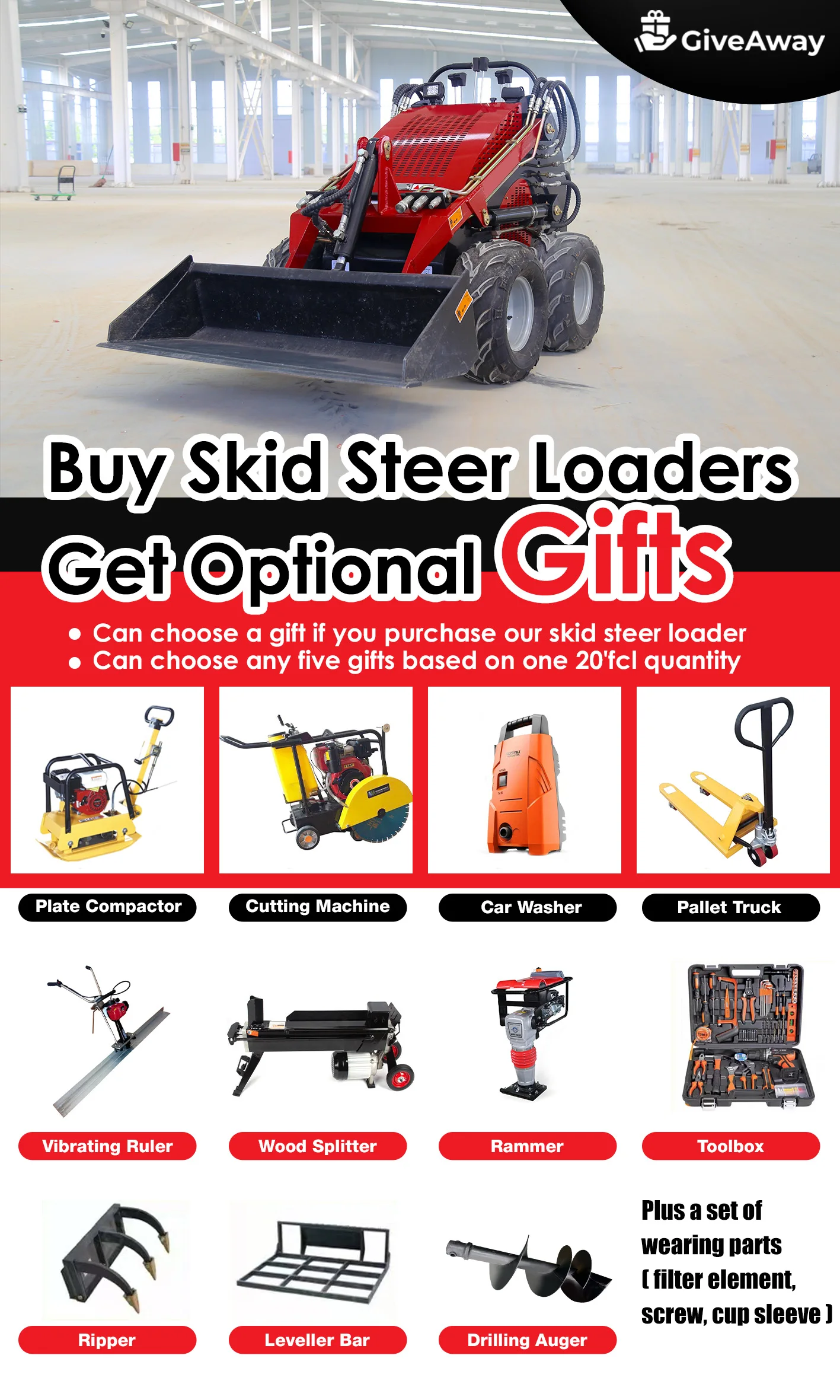 Cheapest Epa Euro5 Skid Steer Bucket 72 Mini Loader Stand On Skid Steer