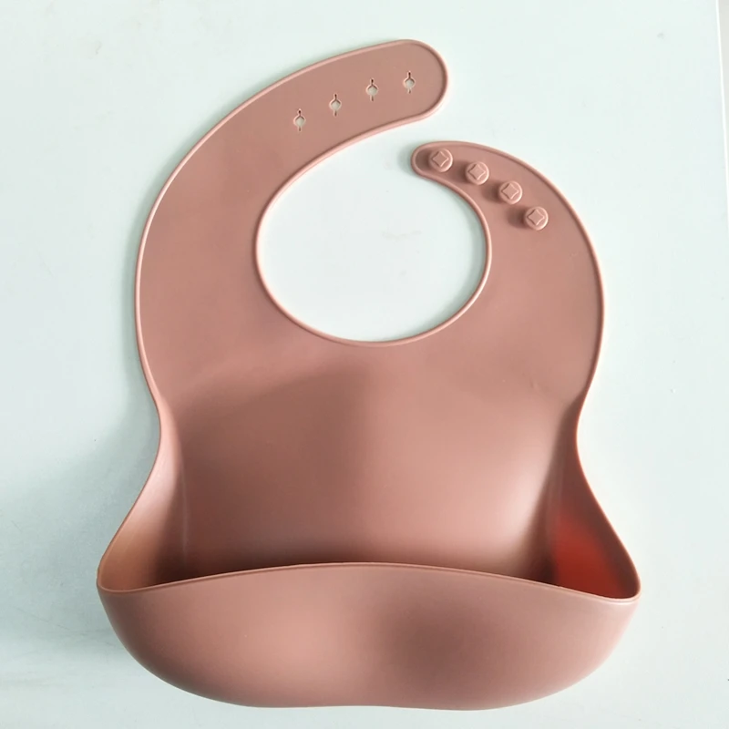 Оптовая продажа FDA LFGB водонепроницаемый мягкий силиконовый детское Кормление нагрудники с карманом