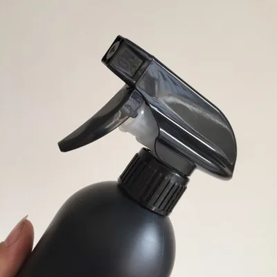 500ML HDPE Matte Black and White Spray Bottle Cleaner Spray Bottle Cleaning Production Package Household Production Package