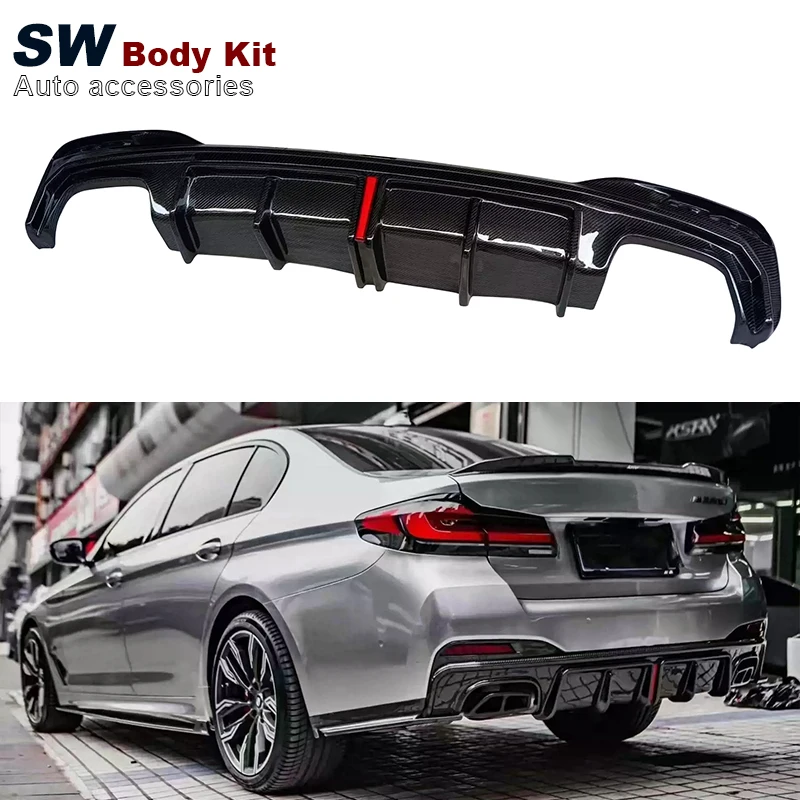 Bmw G30 Carbon Fiber Rear Diffuser
