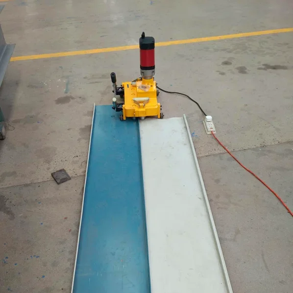 Portable Double Lock Standing Seam Roof Panel Roll Forming Machine With PLC Delta Control System And Wall Panel Structure 3