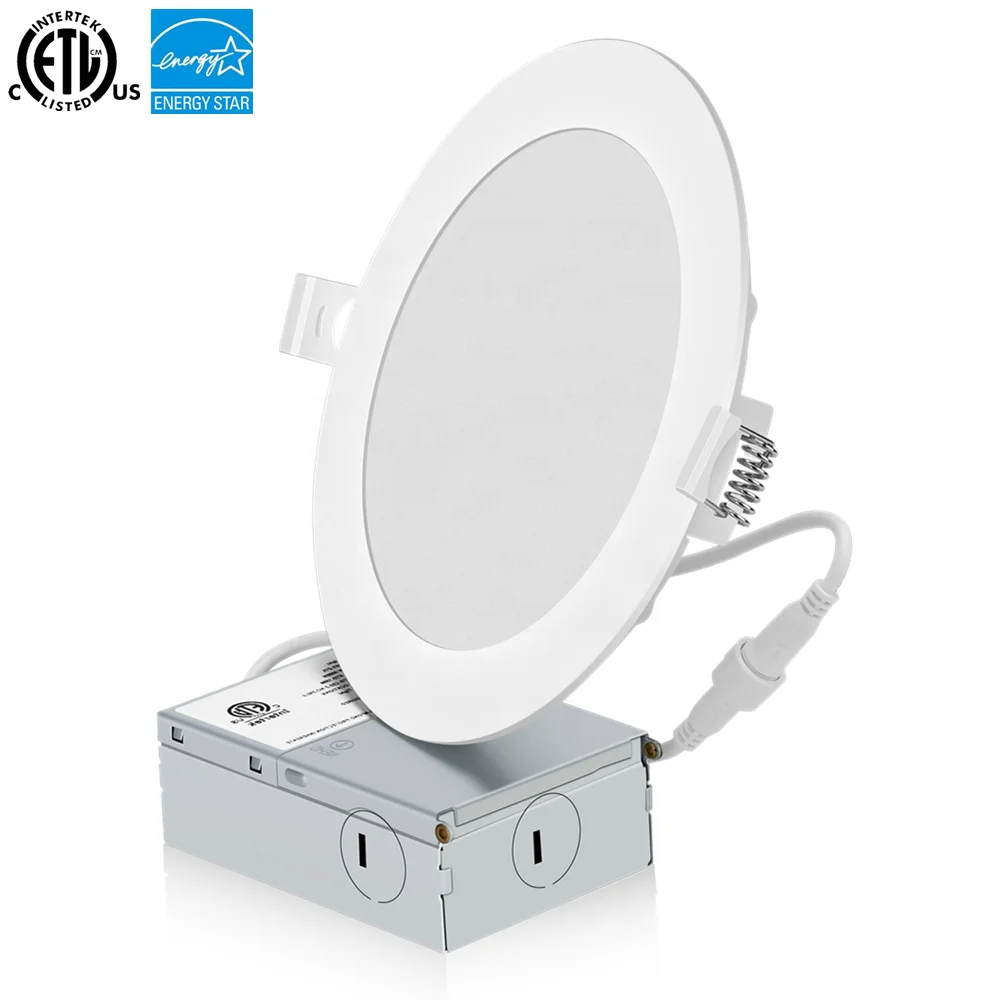 ETL Approved 6 inches AC120V 12W Recessed LED Dimmable Slim Panel Light