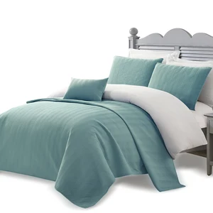 For KOSMOS Customized Simple 4pcs Solid Color Bedspread & Coverlet Sets All Home Textiles with Polyester Filling