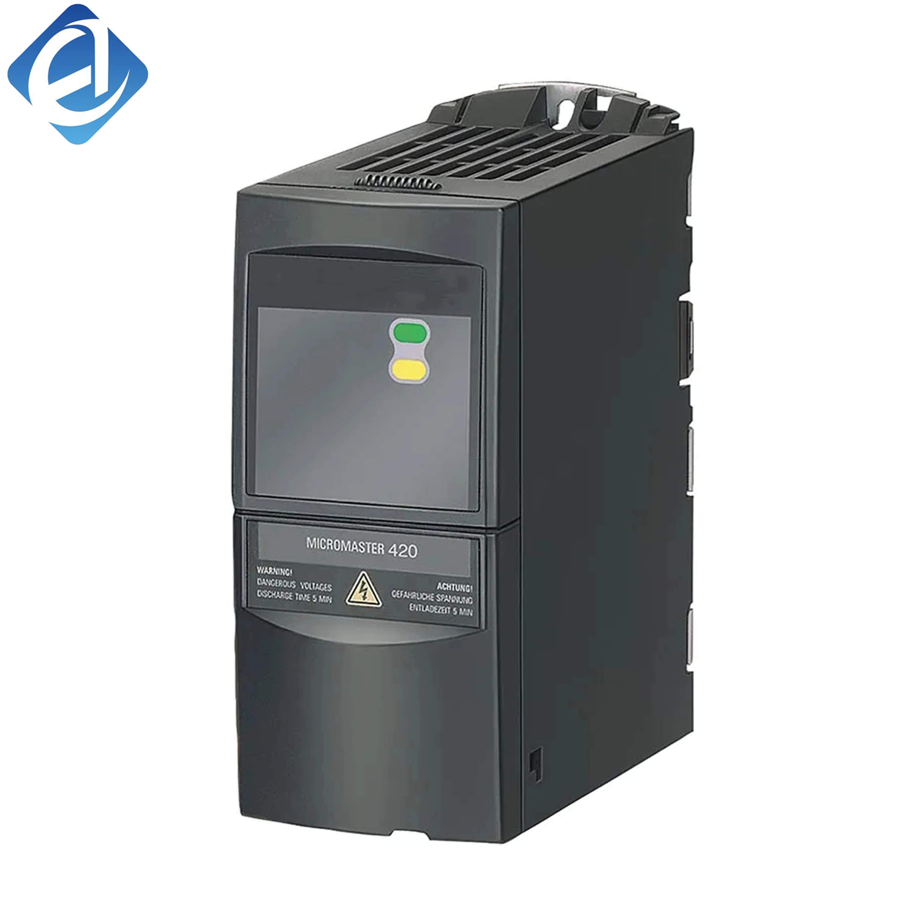 New Original 6SE6440-2UD21-1AA1 Siemens, MICROMASTER 440 inverter. For 3-phase 380-480V input, 1.1kW motor speed control. High dynamic performance, overload protection, multiple control modes