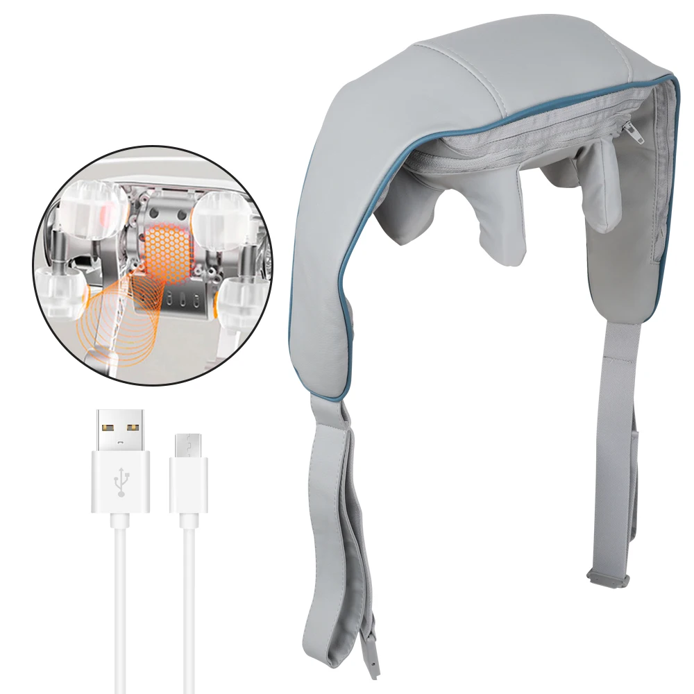 Heating Kneading Tapping Massager Neck Massager Healing Hands Neck Massage