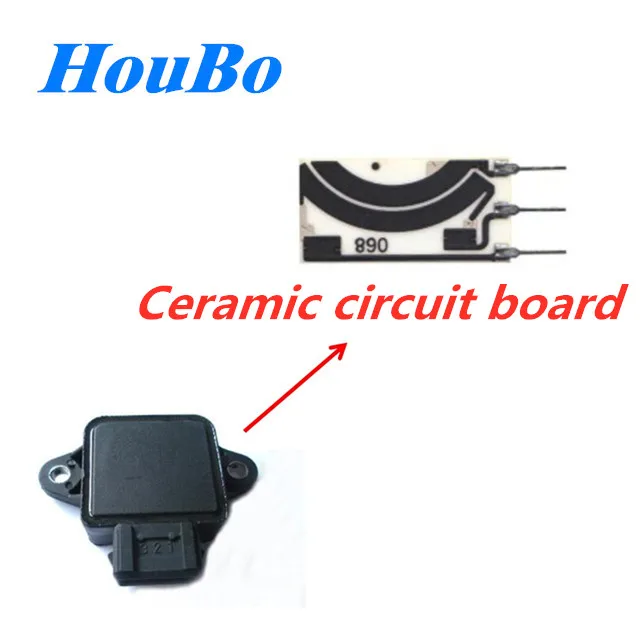 Automobile Transmission System Ceramic Printed Circuit Board Alumina Ceramic PCB Circuit Boards