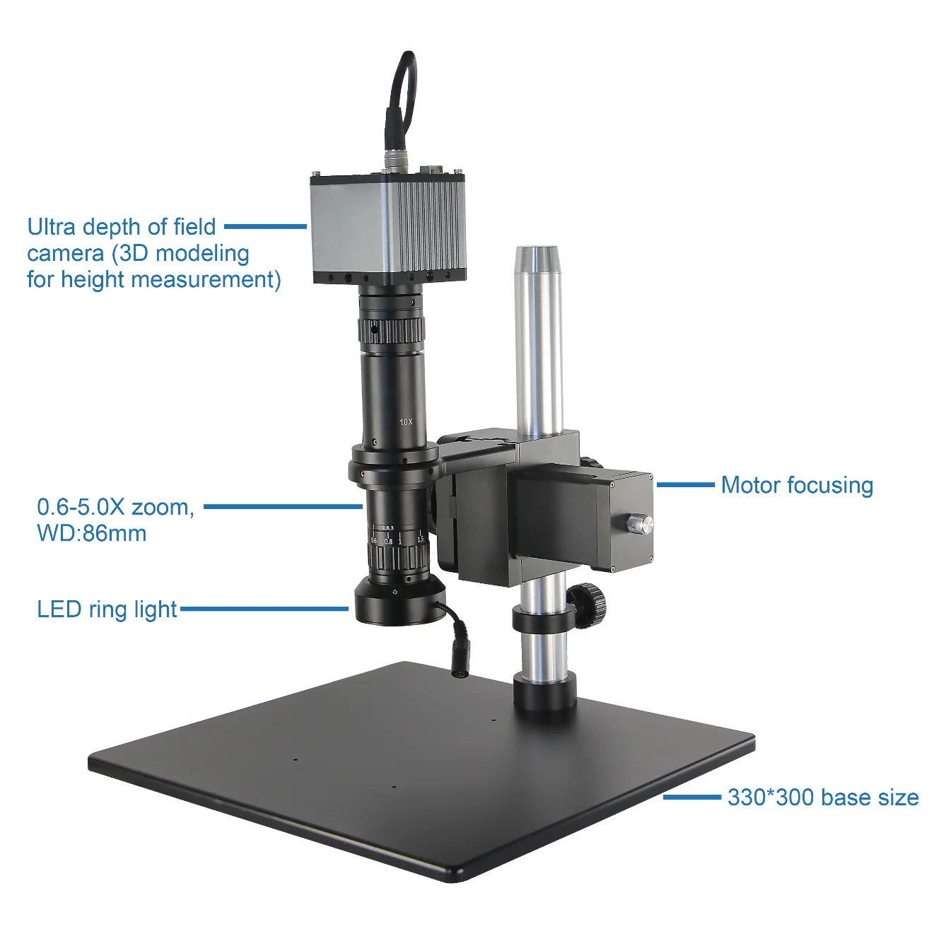 FT-OPTO FM3D2000 3D Ultra Depth of Field Microscope