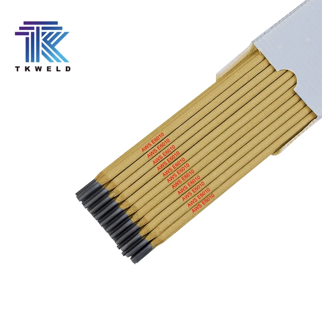TKweld Brand Super Good Quality E6010 Welding Electrode Price Per kg Cellulosic Type AWS 6010 Welding Electrode