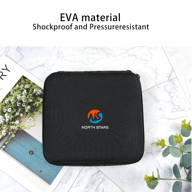 Custom Logo Portable Fishing Tool Bag Travel Carrying Waterproof Probe Tool Hard EVA Case With Foam details