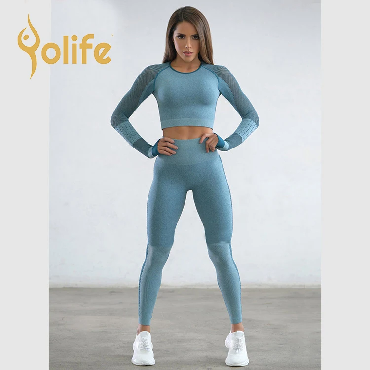 women in sheer yoga pants