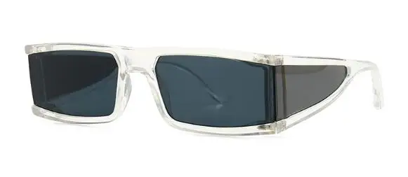 SUNBSR Thick Frame Sunglasses for Women Men Retro Square Black Sun Glasses  Fashion Chunky Rectangle Shades