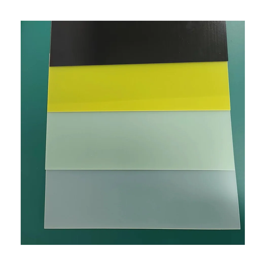 Yellow Epoxy Fiberglass Insulation Sheet 1.5mm 2mm FR4 G10 Fiber Glass Board