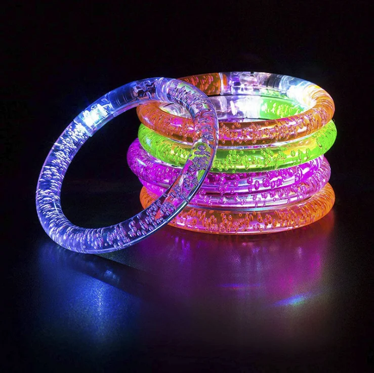 12 Neon-Gummiband-Armbänder – Leuchtend, Für 80er-Partys, Kostüme & Als Partybeutel-Füller