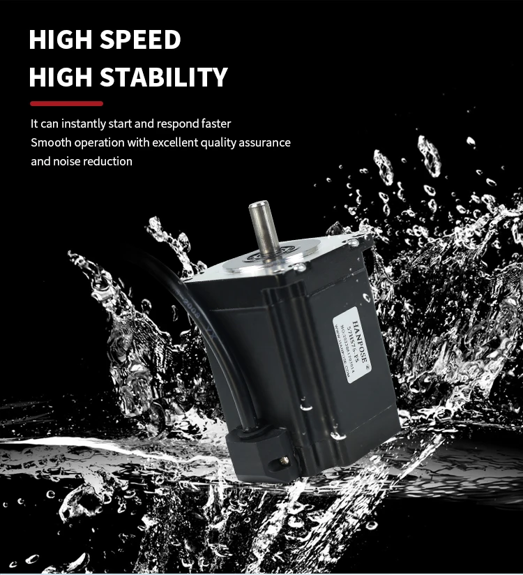 product hanpose 24v high torque 189ncm  4 lead 28a for various instrument 23hs7628 fs 18 degree waterproof  stepper motor nema23-4