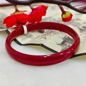 Natural Cinnabar Bracelet Engraved with Inner Thoughts, Elegant and Fashionable Bracelet