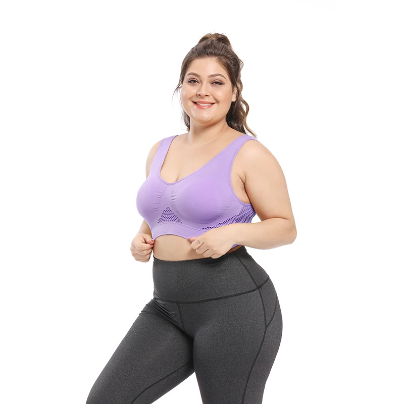 Fashion Push up Sports Yoga Bra Seamless Plus Size XXXXXXL Yoga Sports Bra Dropshipping Products 2023