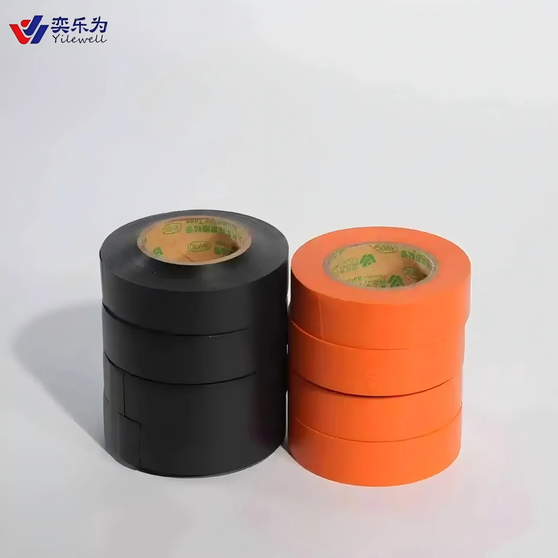 CE Certified Black Single-Sided PVC Electrical Insulating Tape Waterproof Industrial Carton Sealing Pressure Sensitive Adhesive