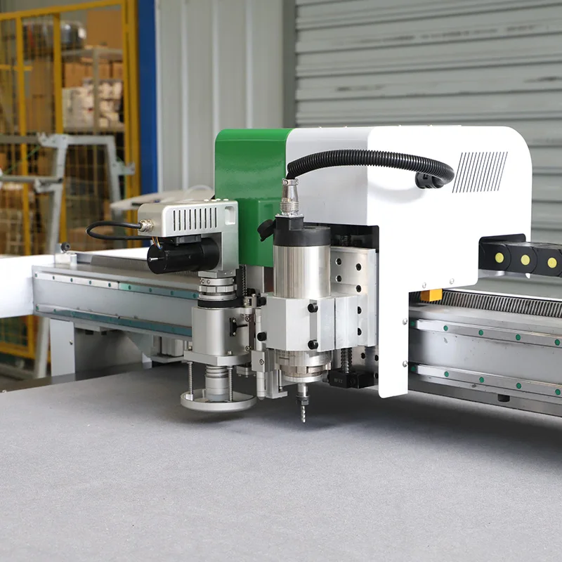 Plastic Foam PP Cnc Oscillating Knife Cutting Machine Corrugated Cardboard Self-adhesive Carton Box Foam Cutter