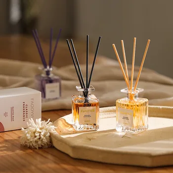 OEM Home Office Bathroom Decor Luxury Air Freshener Perfume Alcohol-free Gift Box Set Reed Diffuser
