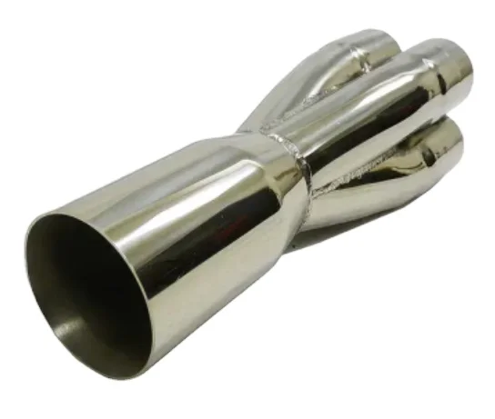 4 Into 1 Stainless Steel 4-into-1 Exhaust Manifold Merge Collector - Foto 9