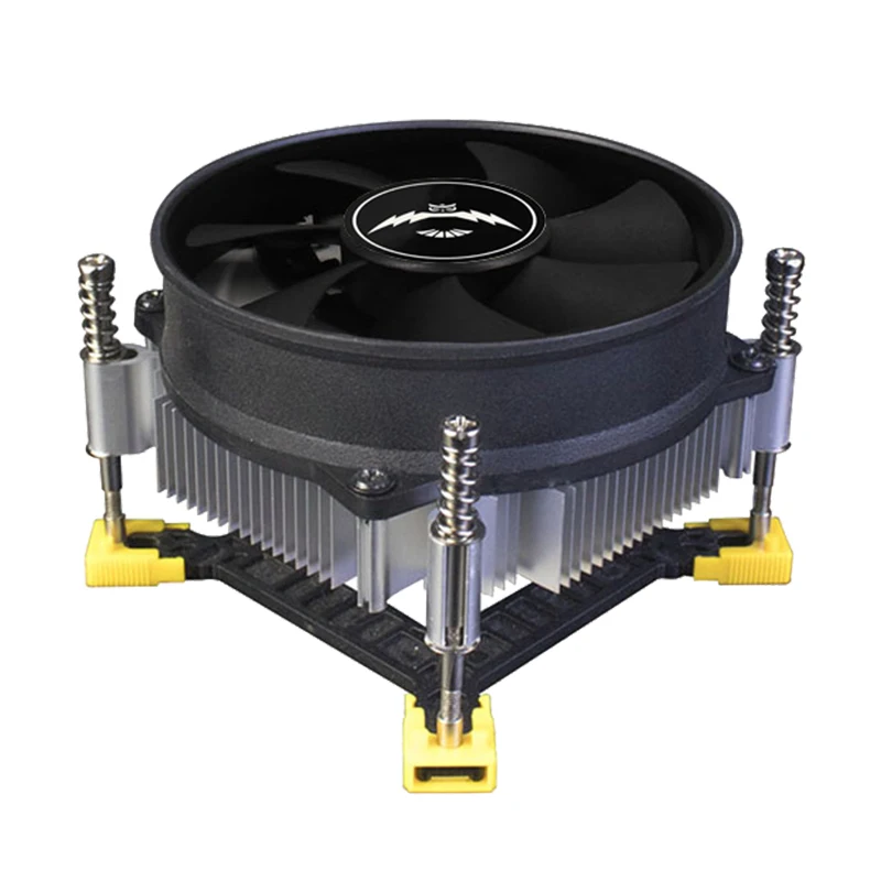 Cpu Fan Lga 1366 Quiet Cpu air Cooler for 1700 1200 1150 1155 1151 Desktop  Pc 90mm Cooling Fan 3pin 4pin I3 I5 1156 Illuminated