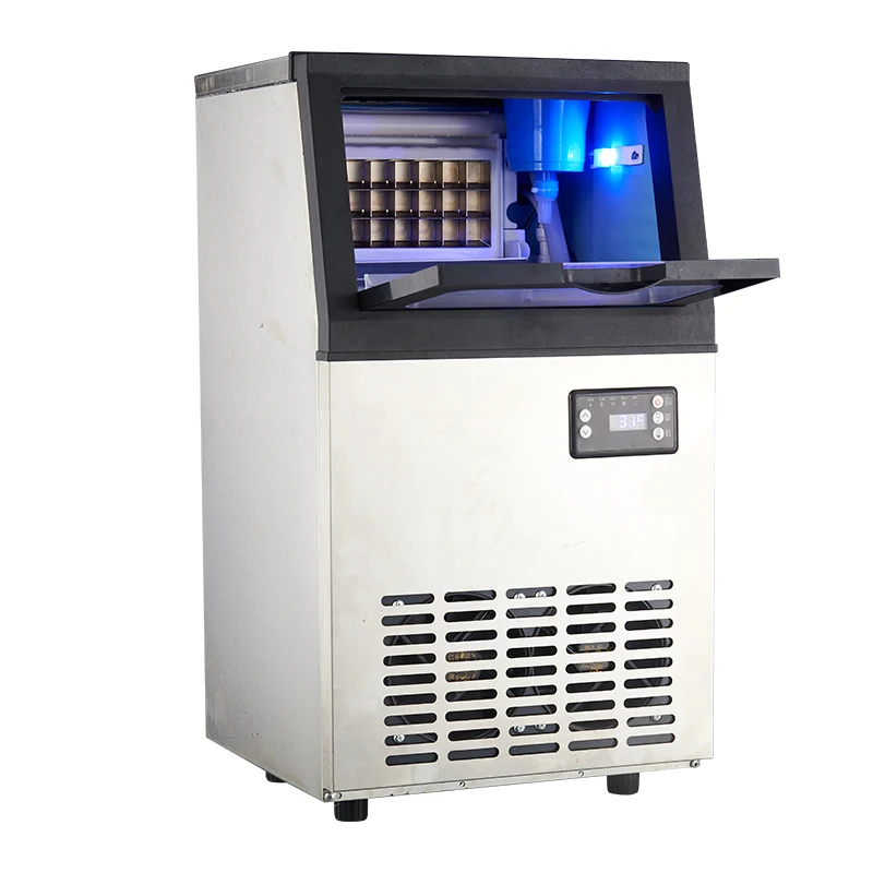 Free Shipping to USA Cheap Price Commercial Ice Maker Stainless Steel Ice Cube Maker Machine Ice Making Machine