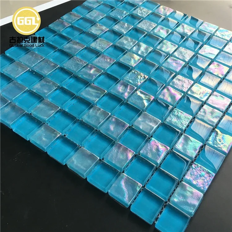 rainbow sparkle tile glass mosaic tile  glass floral mosaics for swimming pool details