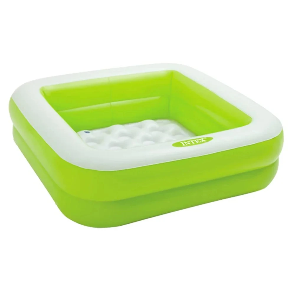INTEX 57100 Play Box Pool Square Shape Inflatable Baby Pool 86cm X 86cm X 25cm