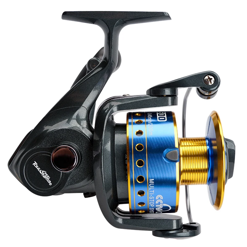Left/Right Inter-change Hand Spinning Fishing Reel with Aluminum Spool  5:0:1 Gear Ratio